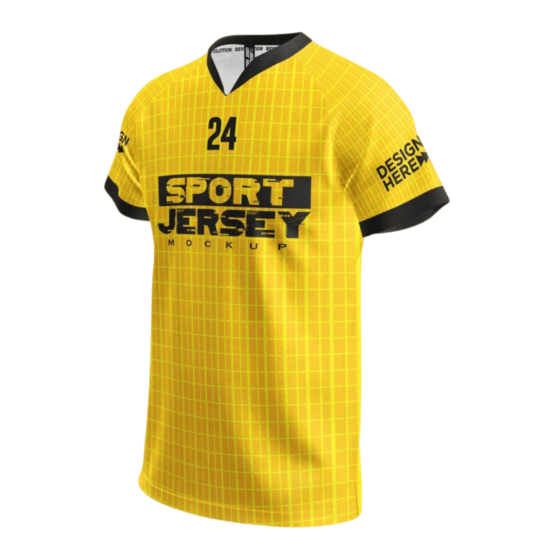 yellow shirt mockup